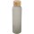 Lume Flasche, 500 ml, aus mattiertem Kalk-Soda-Glas mit Bambusdeckel - 10083031 - variant PF 10083031