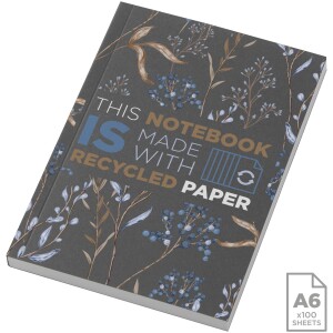 Recyceltes A6-Softcover-Notizbuch „Novella Austen“ – 100 Blatt - Reklamnepredmety