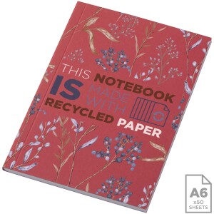 Recyceltes A6 Novella Austen Softcover-Notizbuch – 50 Blatt - Reklamnepredmety