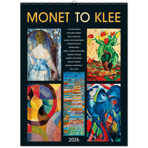 Wandkalender Monet bis Klee 2026 - Reklamnepredmety