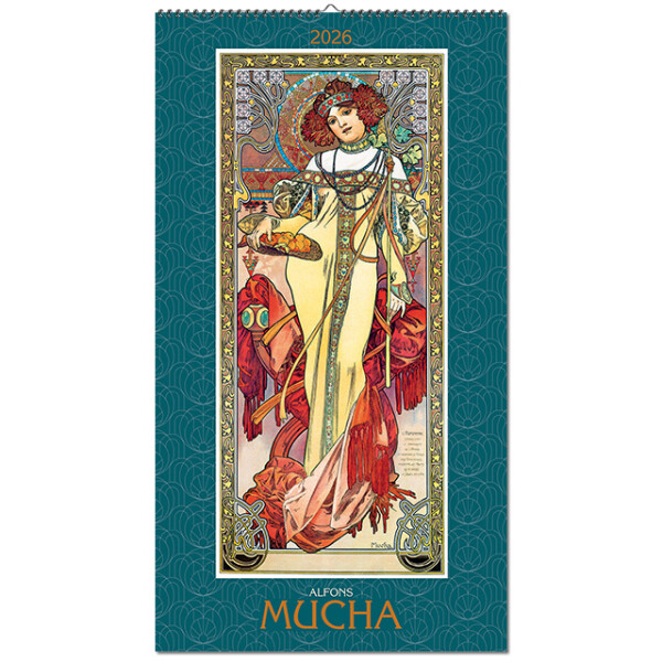Wandkalender Alfons Mucha 2026
