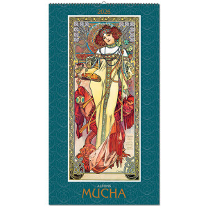 Wandkalender Alfons Mucha 2026 - Reklamnepredmety