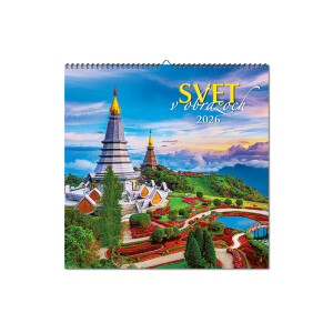 Wandkalender Die Welt in Bildern 2026 - Reklamnepredmety