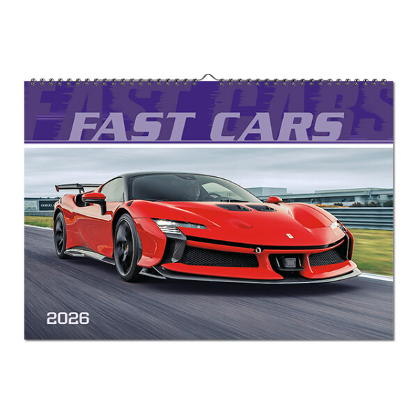 Wandkalender Schnelle Autos 2026