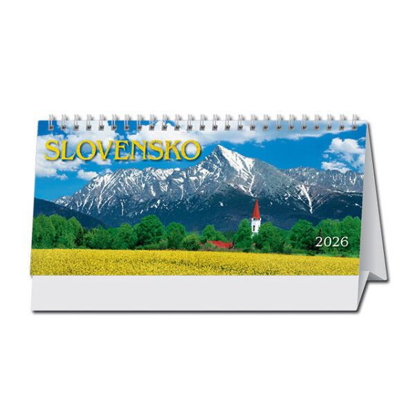 Tischkalender Slowakei Säulenkalender 2026