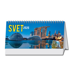 Tischkalender Welt 2026 - Reklamnepredmety