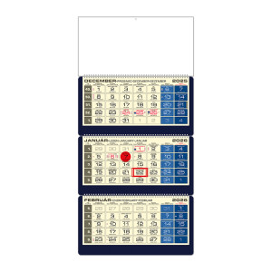 LUXUS 3M blauer Planungskalender 2026 - Reklamnepredmety