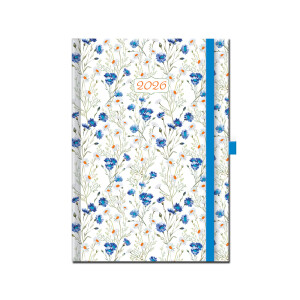 Tageskalender A5 ART FLOWERS 2026 - Reklamnepredmety