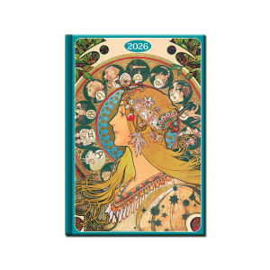 Wochenkalender A5 ART MUCHA 2026 - Reklamnepredmety