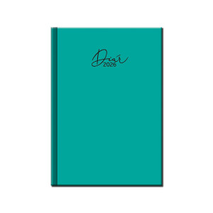 Tageskalender A5 COLORS mint 2026 - Reklamnepredmety