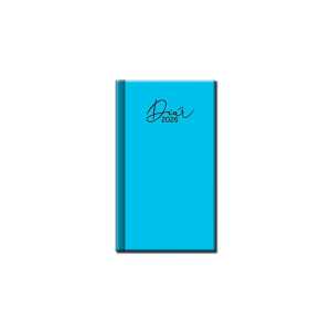 Mini-Tagebuch A6 COLORS hellblau 2026 - Reklamnepredmety