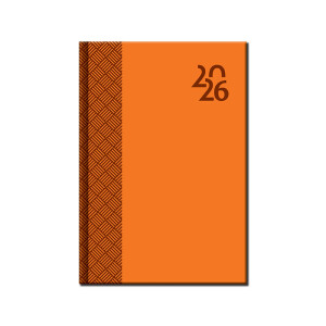 Tageskalender A5 VENETIA orange 2026 - Reklamnepredmety