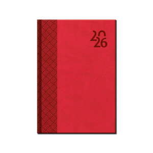 Tageskalender A5 VENETIA rot 2026 - Reklamnepredmety