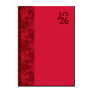Managerkalender B5 VENETIA rot 2026 - Reklamnepredmety