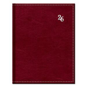 Managerkalender A4 NEAPOL weinrot 2026 - Reklamnepredmety