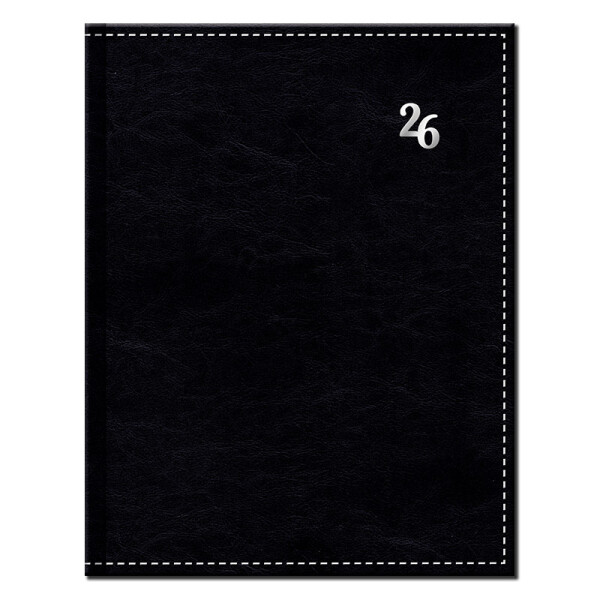 Managerkalender A4 NEAPOL schwarz 2026