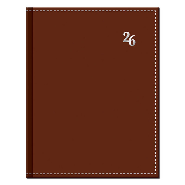 Managerkalender A4 NEAPOL braun 2026