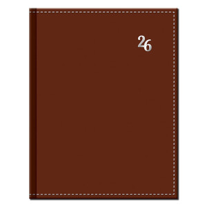 Managerkalender A4 NEAPOL braun 2026 - Reklamnepredmety