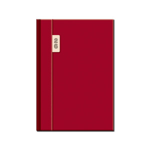 Tageskalender A5 TOSCANA rot 2026 - Reklamnepredmety