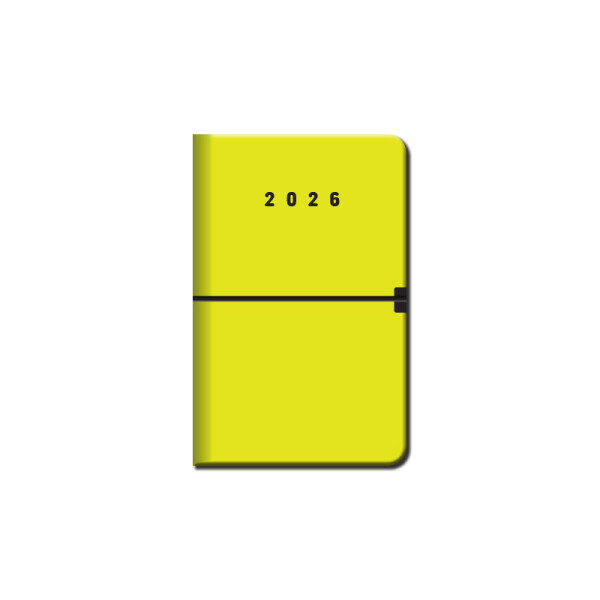 Mini-Terminkalender A6 CAPRI neon 2026