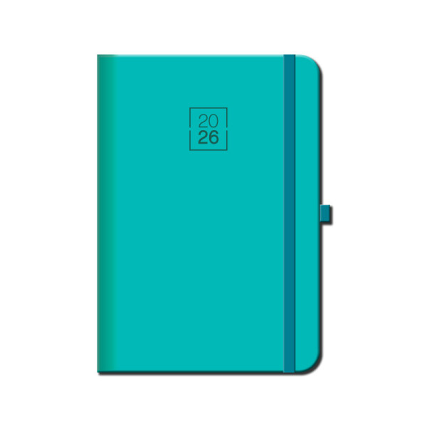 Wochenkalender A5 FLORENCIA Menthol mit Radiergummi 2026