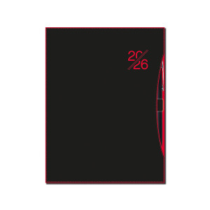 Wochenkalender A5 SMART rot 2026 - Reklamnepredmety