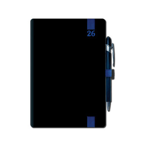 Wochenkalender A5 ELASTIC blau 2026 - Reklamnepredmety