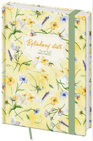 Wochenkalender B6 Kräuterwiese mit Gummiband - Reklamnepredmety