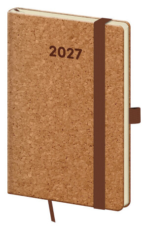 Kork-Taschenkalender mit Schlaufe - Reklamnepredmety