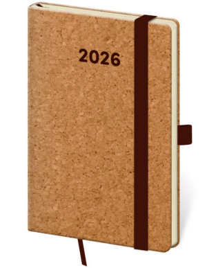 Kork-Taschenkalender mit Schlaufe - Reklamnepredmety