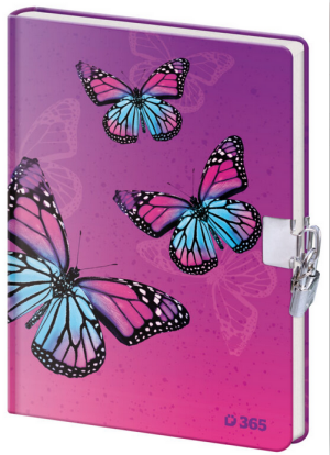 Denkmal 13x18 cm mit Schloss - Schmetterling - Reklamnepredmety