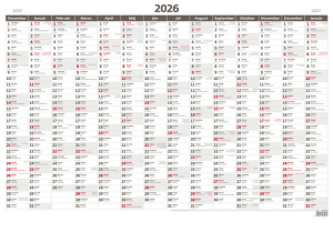 Jahresplanungskarte A1 - ohne Bilder - Reklamnepredmety