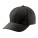 MB6135 6-Panel Polyester Peach Cap - MB6135-Black - variant Ls 1000128691