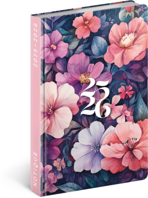 NOTIQUE 18-Monatskalender Petito – Bouquet 2025/2026, 11 x 17 cm - Reklamnepredmety