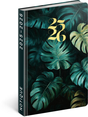 NOTIQUE 18-Monatskalender Petito – Monstera 2025/2026, 11 x 17 cm - Reklamnepredmety
