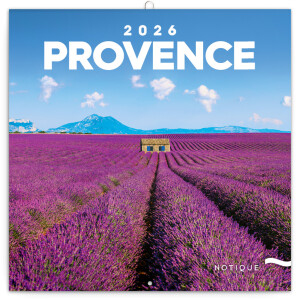 NOTIQUE Notizbuch Provence 2026, 30 x 30 cm - Reklamnepredmety