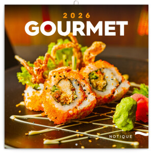 NOTIQUE Gourmet 2026 Notizblock, 30 x 30 cm - Reklamnepredmety