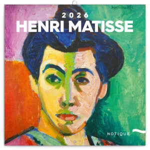 NOTIQUE Notizblock Henri Matisse 2026, 30 x 30 cm - Reklamnepredmety