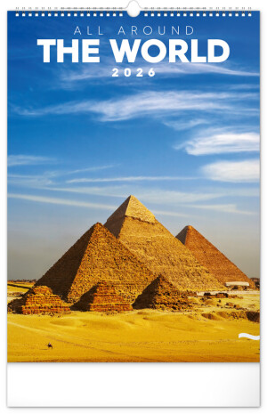 NOTIQUE Wandkalender Weltdenkmäler 2026, 33 x 46 cm - Reklamnepredmety