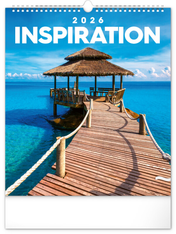 NOTIQUE Wandkalender Inspiration 2026, 30 x 34 cm