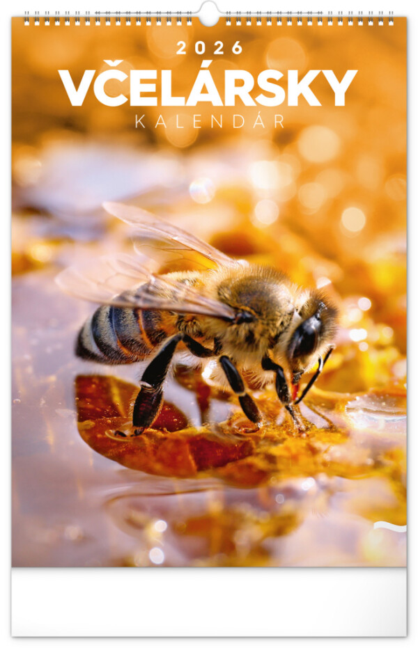 NOTIQUE Wandkalender Imkerei 2026, 33 x 46 cm