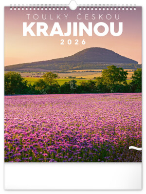 NOTIQUE Wandkalender Wanderungen durch die tschechische Landschaft CZ 2026, 30 x 34 cm - Reklamnepredmety