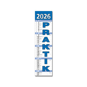 Praktik Wandplaner Kalender blau 2026 - Reklamnepredmety