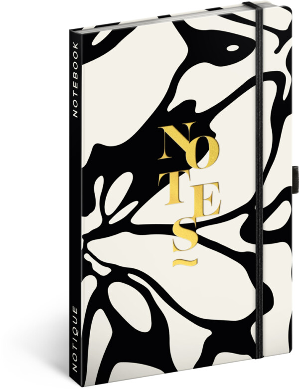 NOTIQUE Notizen Abstrakt, liniert, 13 x 21 cm