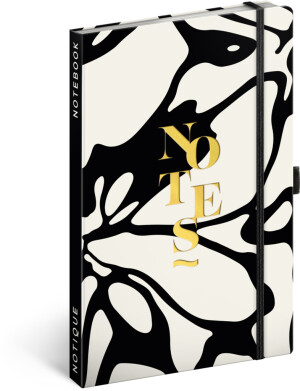 NOTIQUE Notizen Abstrakt, liniert, 13 x 21 cm - Reklamnepredmety