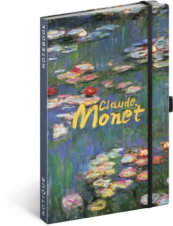 NOTIQUE Notizen Claude Monet, liniert, 13 x 21 cm
