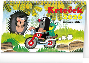 NOTIQUE Tischkalender Mole CZ 2026, 23,1 x 14,5 cm - Reklamnepredmety