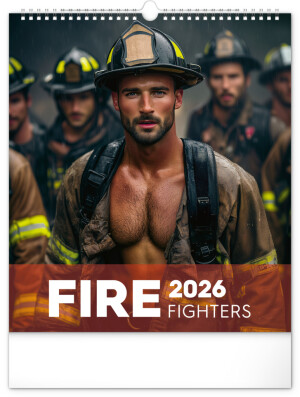 Dreamy Firefighters Wandkalender 2026, 30 x 34 cm - Reklamnepredmety