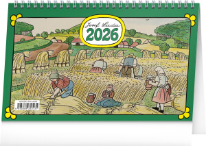 NOTIQUE Tischkalender Josef Lada CZ 2026, 23,1 x 14,5 cm - Reklamnepredmety