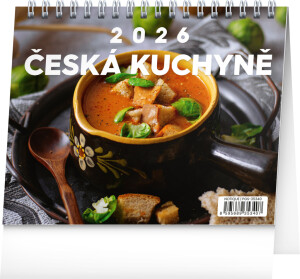 NOTIQUE Tischkalender Tschechische Küche CZ 2026, 16,5 x 13 cm - Reklamnepredmety